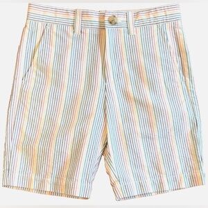 Crewcuts Boys Multicolor Stripe Shorts Size 7 Cotton Adjustable Waist